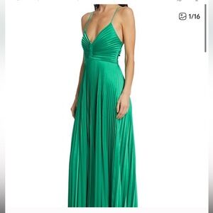 ALC Aries Gown in Emerald Green